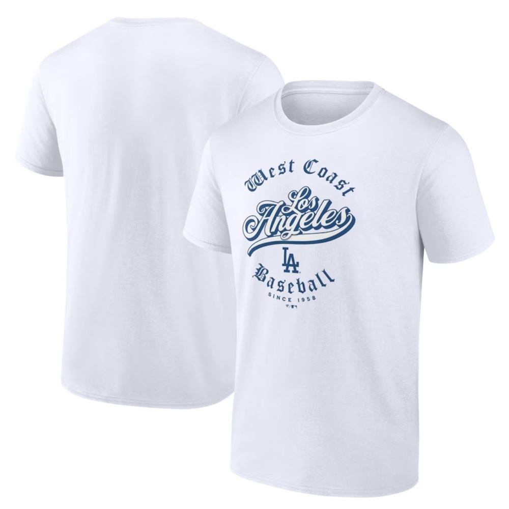 Los Angeles Dodgers West Coast Baseball T-Shirt Men’s Size Large Fanatics Brand